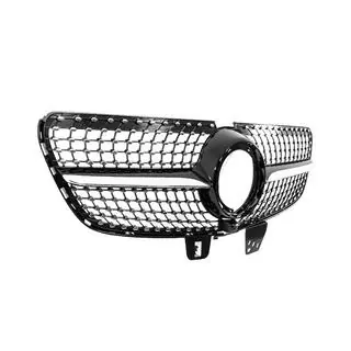Передня решітка Diamond Black (2019-2023 для V-class) Mercedes Vito/V-class W447 2014- рр. фото 3