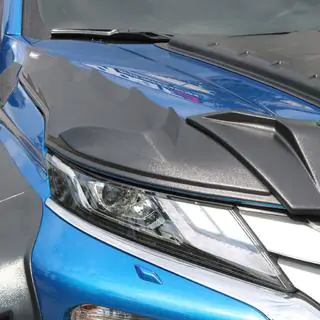Комплект накладок на капот DRAGON (2019+, 3 шт) Mitsubishi L200 2015-2024 рр. фото 3
